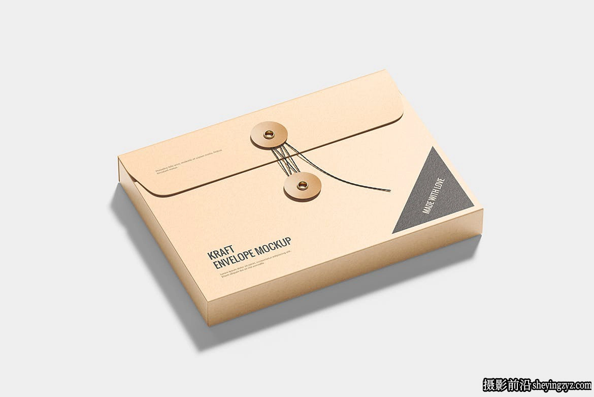 牛皮纸信封盒样机