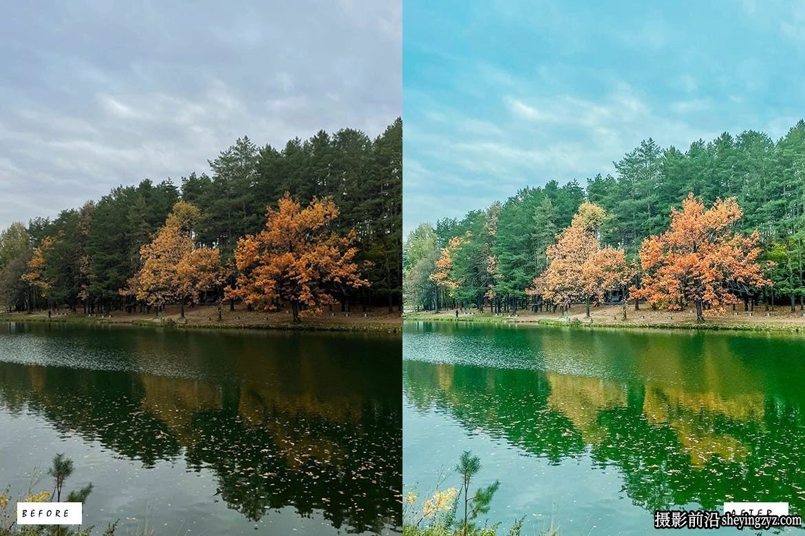 免费旅拍青橙色电影风光人像lr预设 Parislan Fall Lightroom Presets