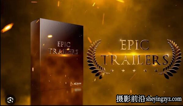 AE/PR模板-20组文字标题宣传片头模板 AEJuice Epic Trailers