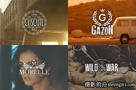 终极1500+Logo标志徽标样机合集 Logos Bundle Collection