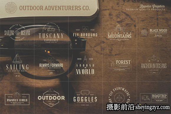 终极1500+Logo标志徽标样机合集 Logos Bundle Collection