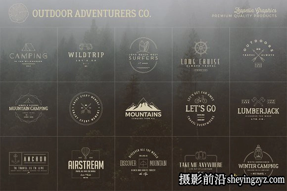 终极1500+Logo标志徽标样机合集 Logos Bundle Collection