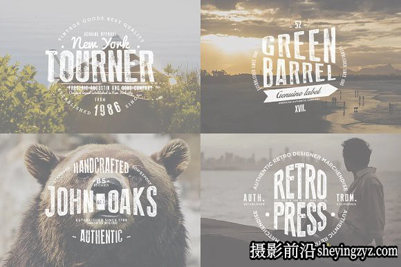 终极1500+Logo标志徽标样机合集 Logos Bundle Collection