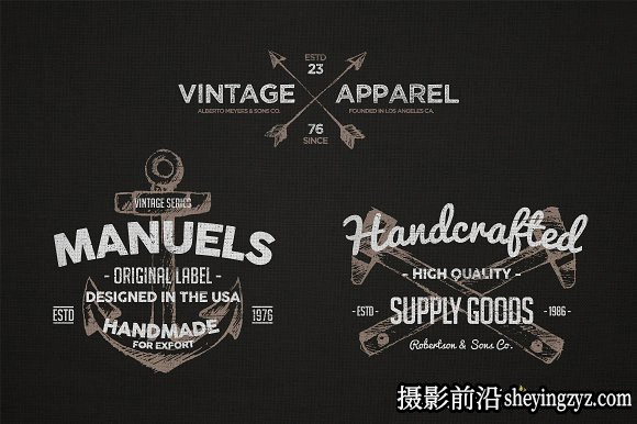 终极1500+Logo标志徽标样机合集 Logos Bundle Collection