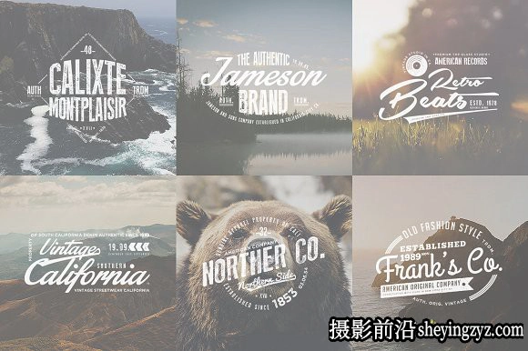 终极1500+Logo标志徽标样机合集 Logos Bundle Collection