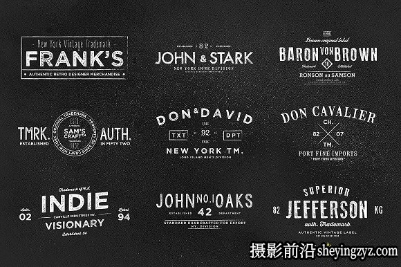 终极1500+Logo标志徽标样机合集 Logos Bundle Collection