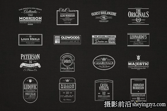 终极1500+Logo标志徽标样机合集 Logos Bundle Collection