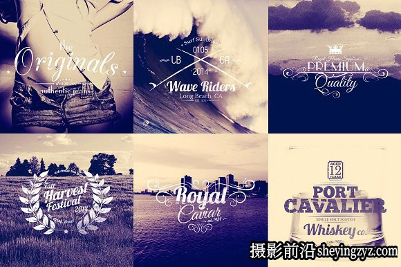 终极1500+Logo标志徽标样机合集 Logos Bundle Collection