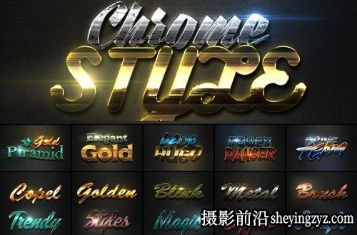 100种电影海报设计标题文本样式 100 Creative Text Effects