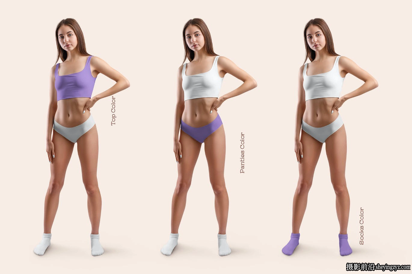 女性内衣样机模型