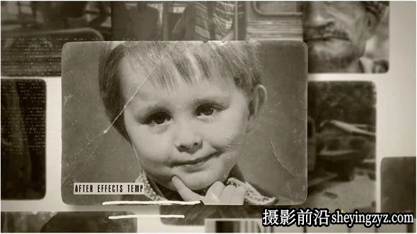 AE模板-复古纪录片相册片头模板 Documentary Slideshow