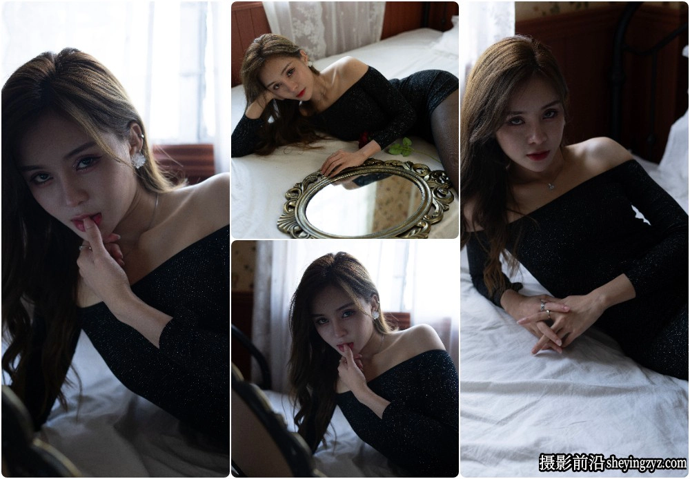 黑丝美女私房摄影RAW人像原图练习素材17张