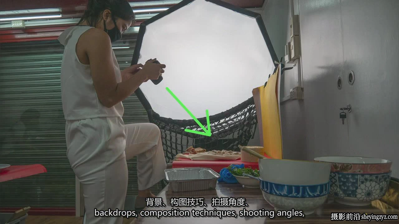 Rose Nene为当地企业宣传拍摄商业美食摄影完整教程-中英字幕
