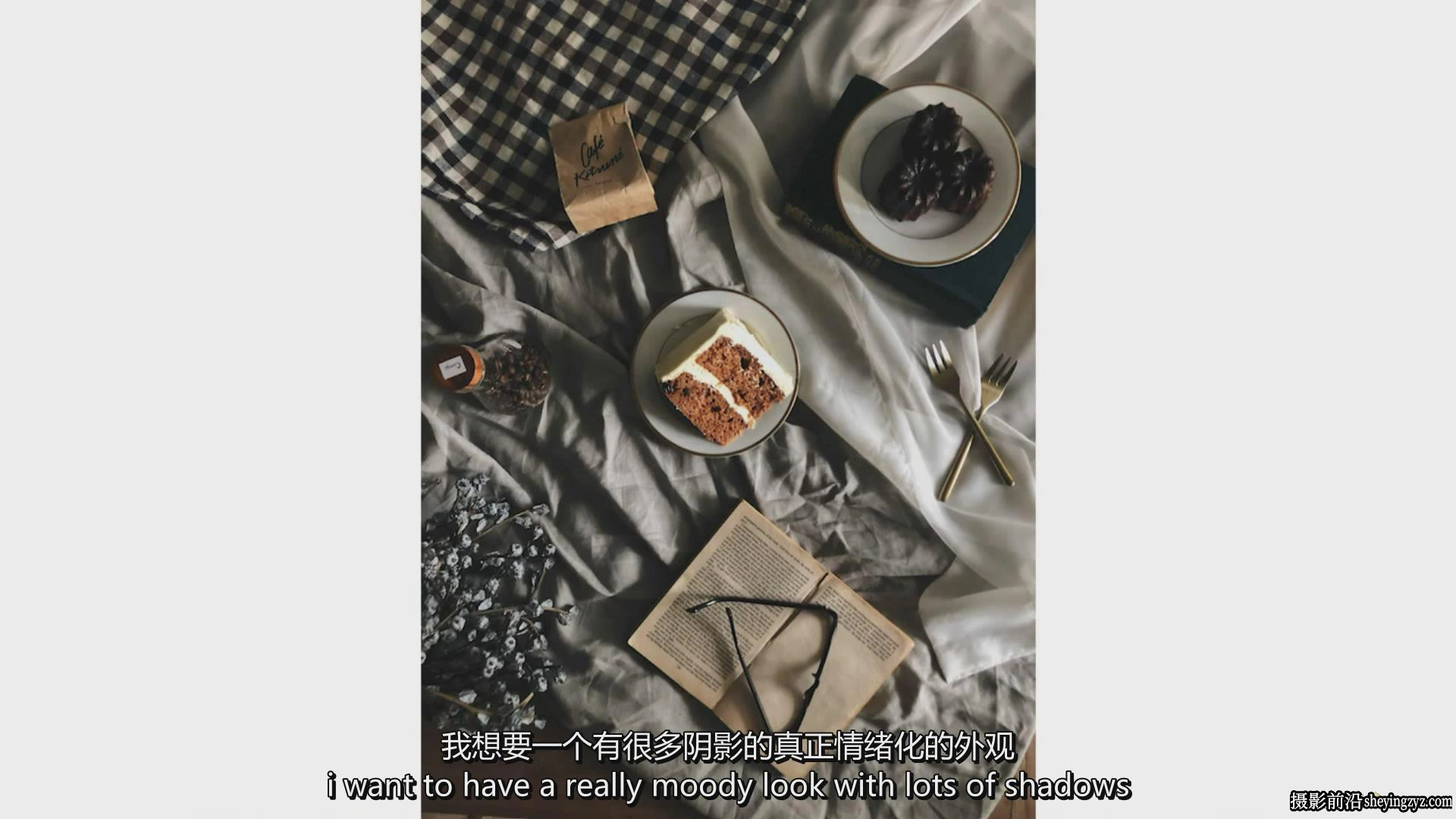 Sean Dalton 拍摄影黑暗情绪电美食摄影布光完整教程-中英字幕