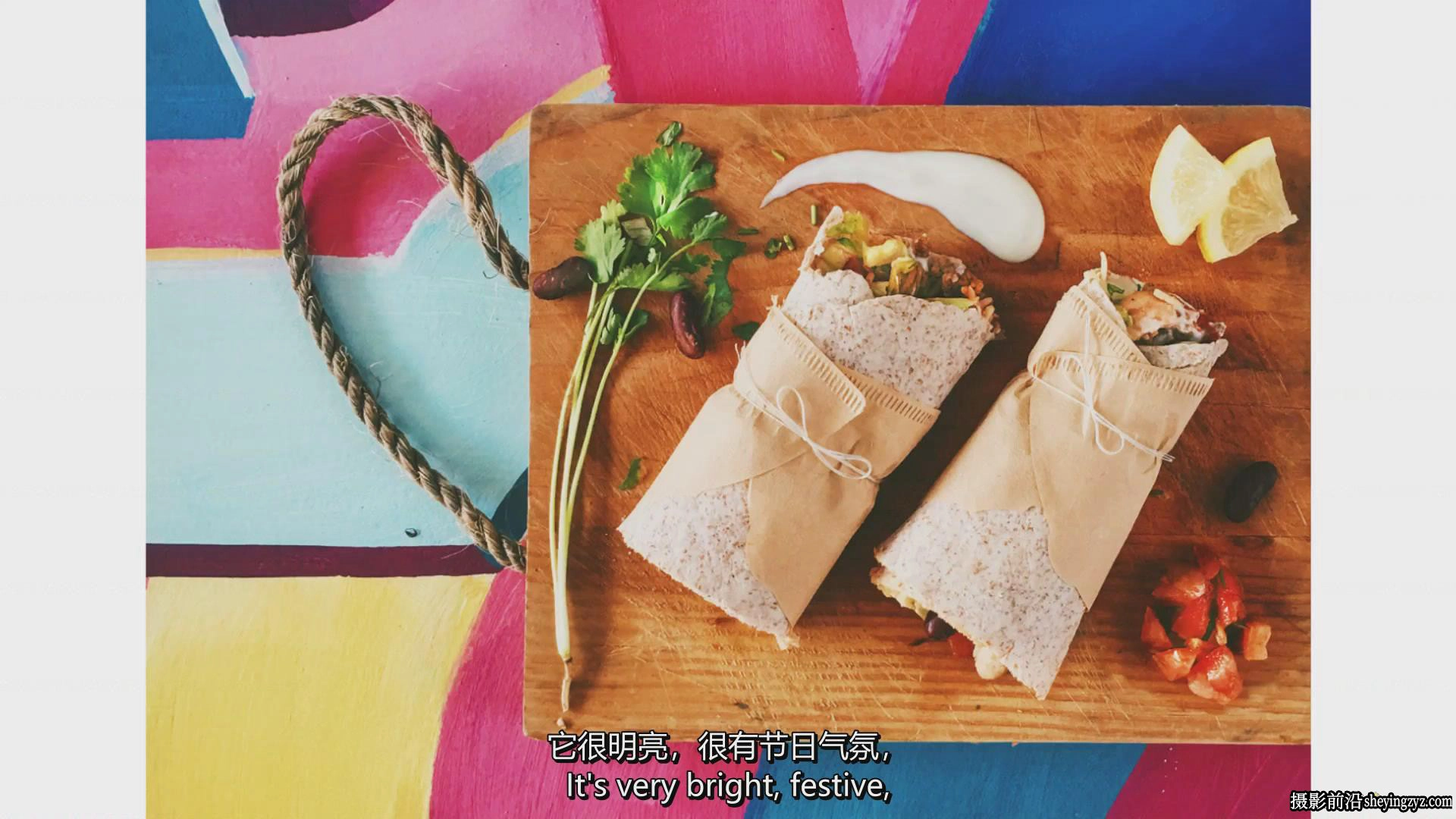 Ted Nemeth了解专业美食摄影中构图5条基本规则教程-中英字幕