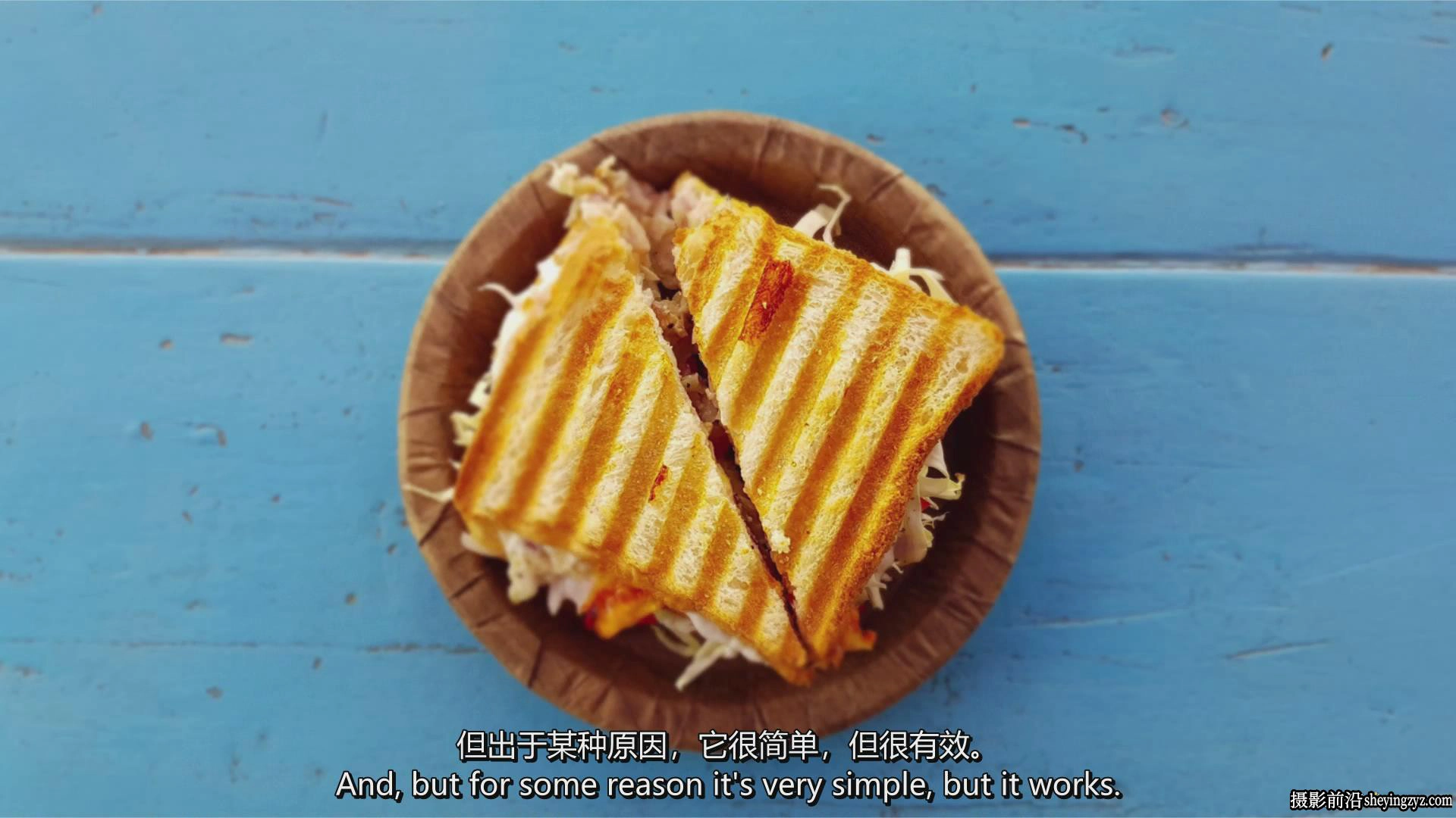 Ted Nemeth了解专业美食摄影中构图5条基本规则教程-中英字幕