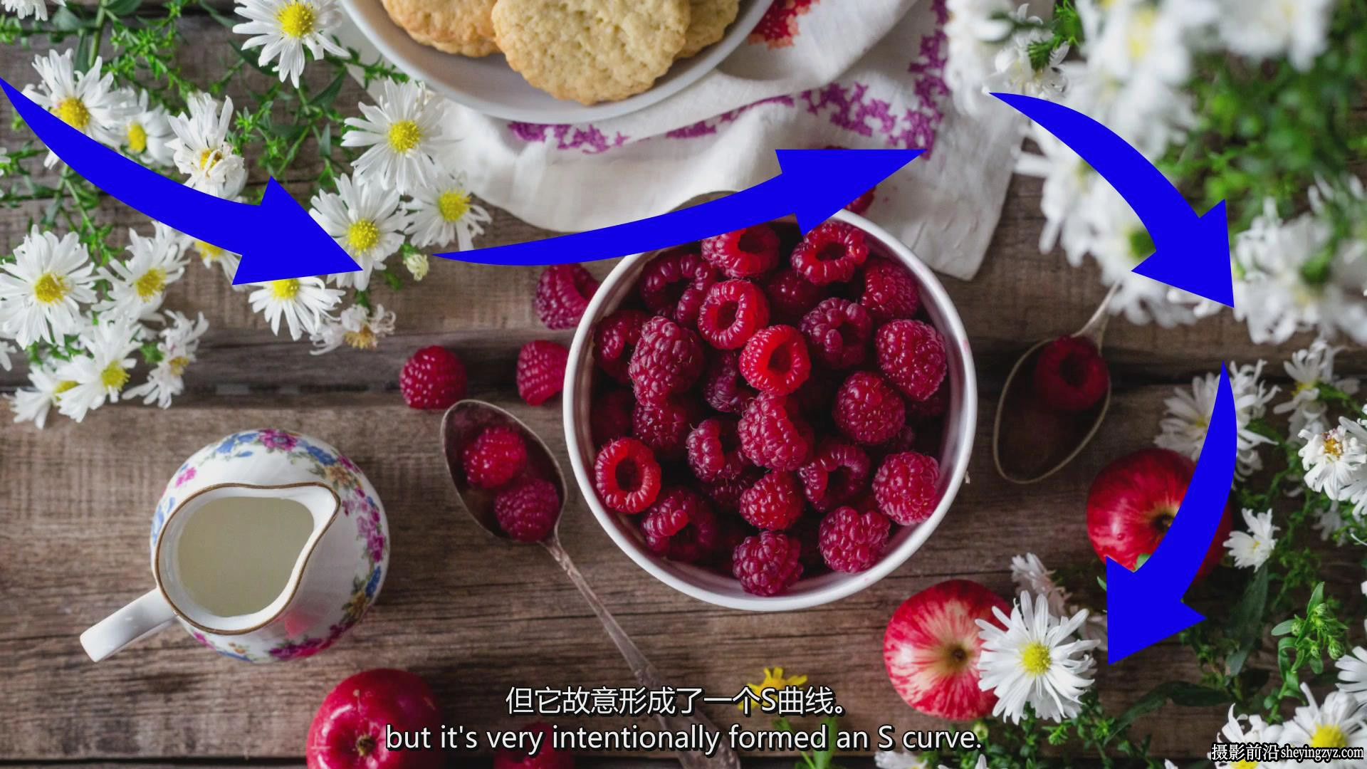 Ted Nemeth了解专业美食摄影中构图5条基本规则教程-中英字幕