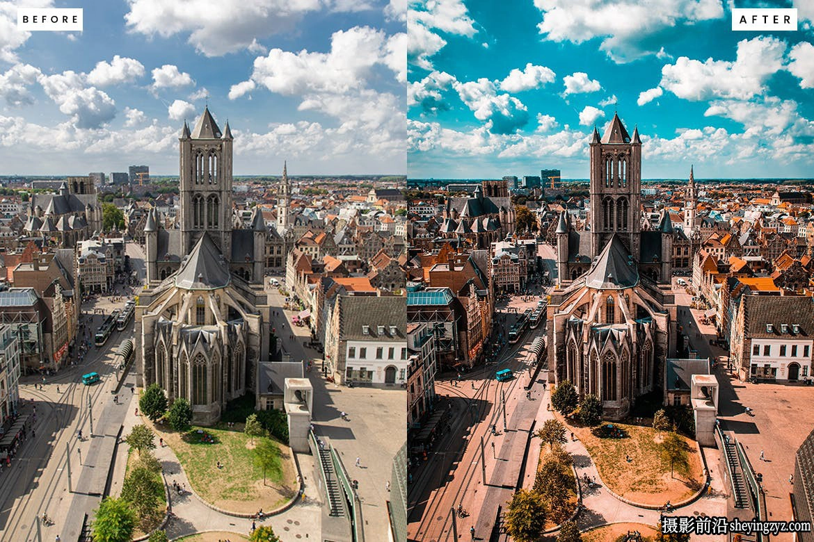 10种旅拍城市风光电影感Lightroom预设 City Tone Lightroom Presets