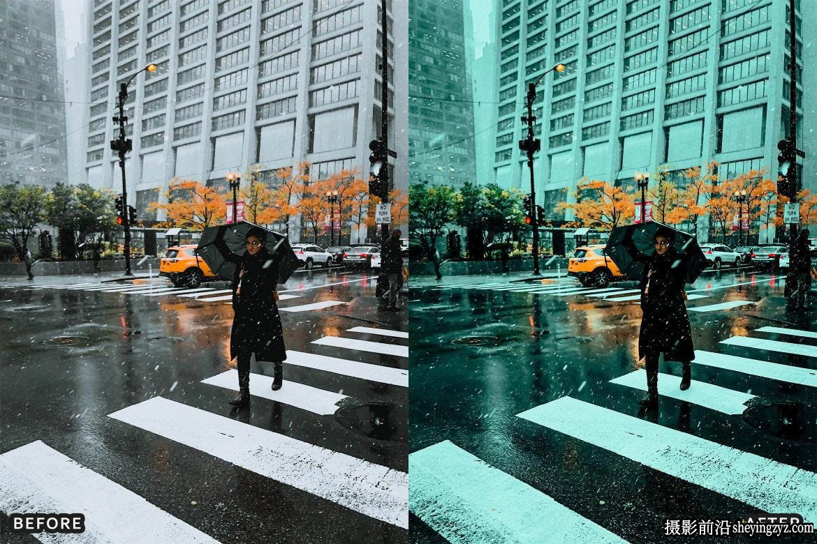冷色调冬季冰雪风光LR预设 Snow Winter Lightroom Presets