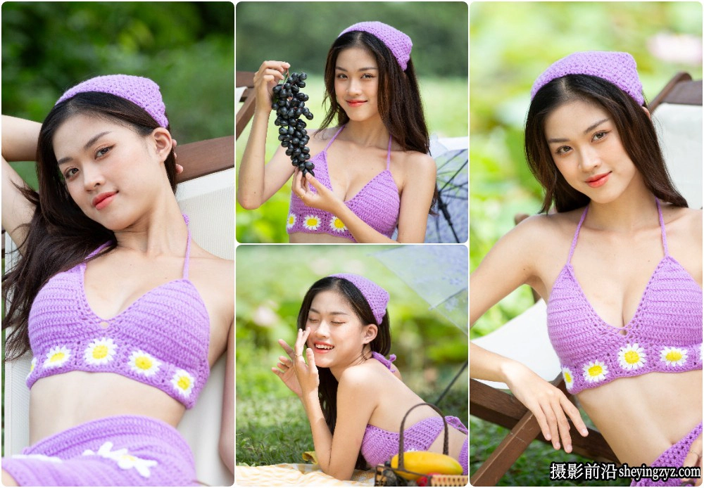 户外美女写真人像摄影摄影RAW原图练习素材20张