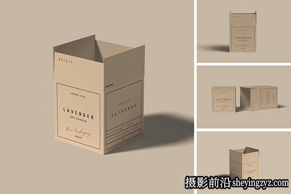 快递纸箱盒子包装样机