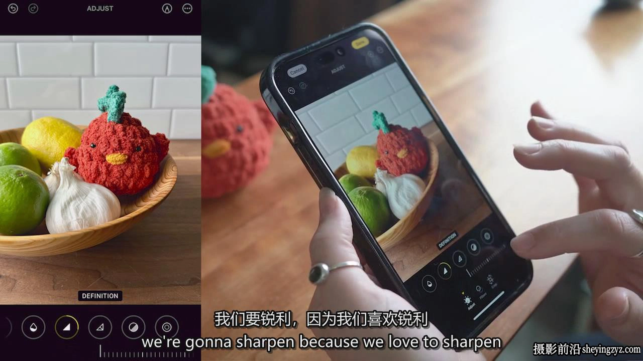 Tabitha Park - iPhone产品摄影-让自然光带来深度和纹理教程-中英字幕