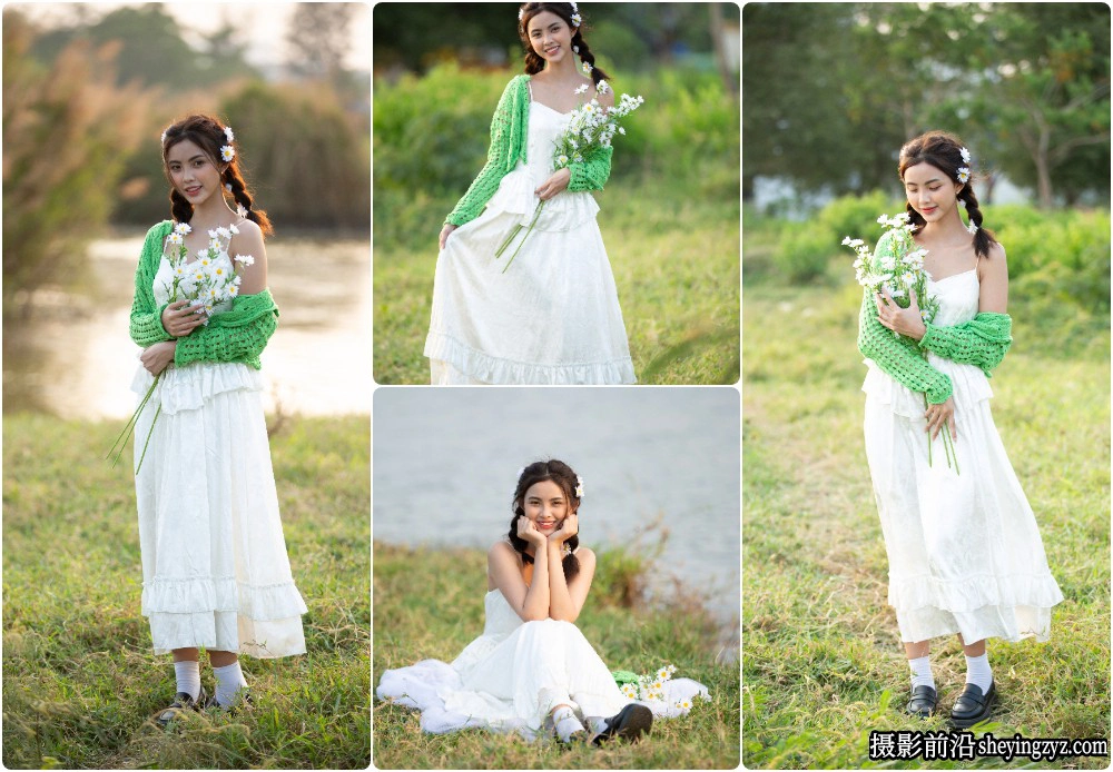 户外美女人像写真摄影RAW原图练习素材10张