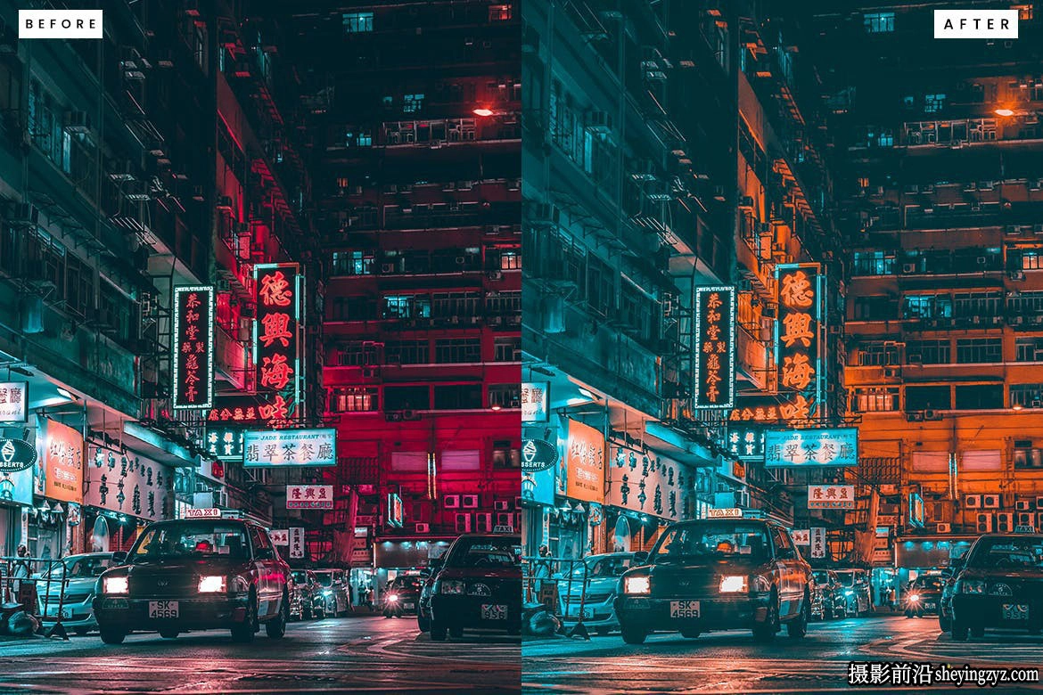 东京街头城市夜景朋克青橙电影LR预设 Neon Tokyo Lightroom Presets