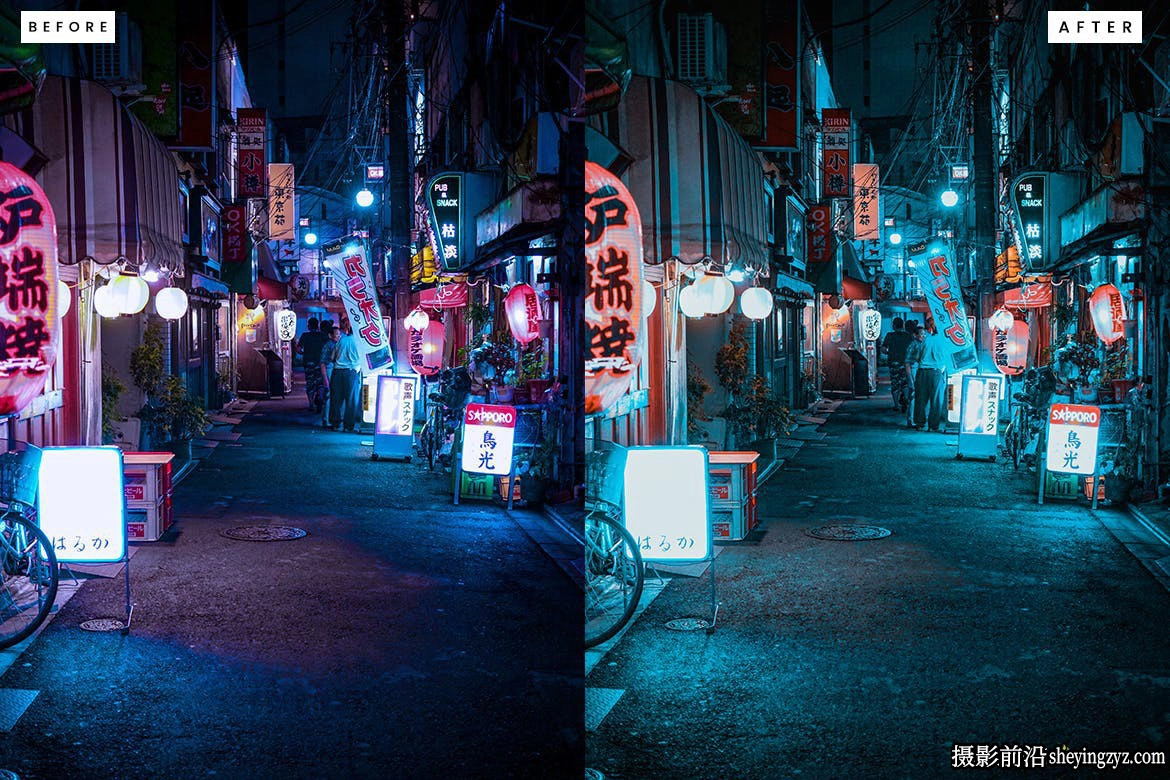东京街头城市夜景朋克青橙电影LR预设 Neon Tokyo Lightroom Presets