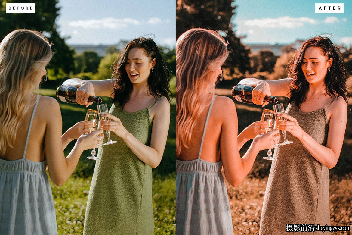 10种免费旅拍电影人像调色LR预设 Summer Vibe Film Lightroom Presets