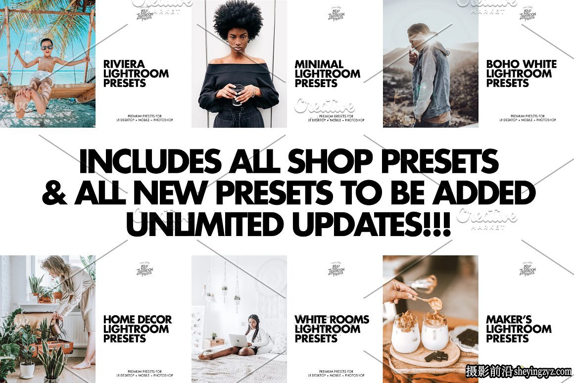 290种最佳Lightroom预设合集包含29套All Shop Bundle Lightroom Presets