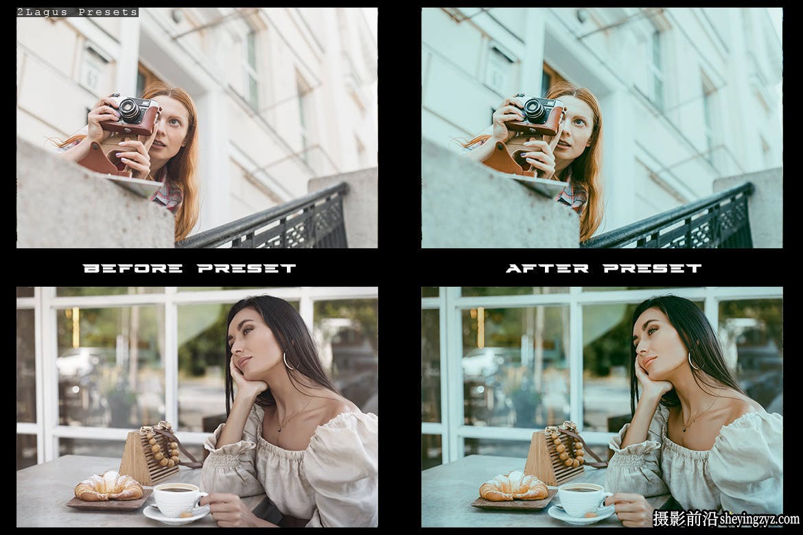 INS风格电影人像后期调色lr预设 Insta Styles 4 Lightroom Presets