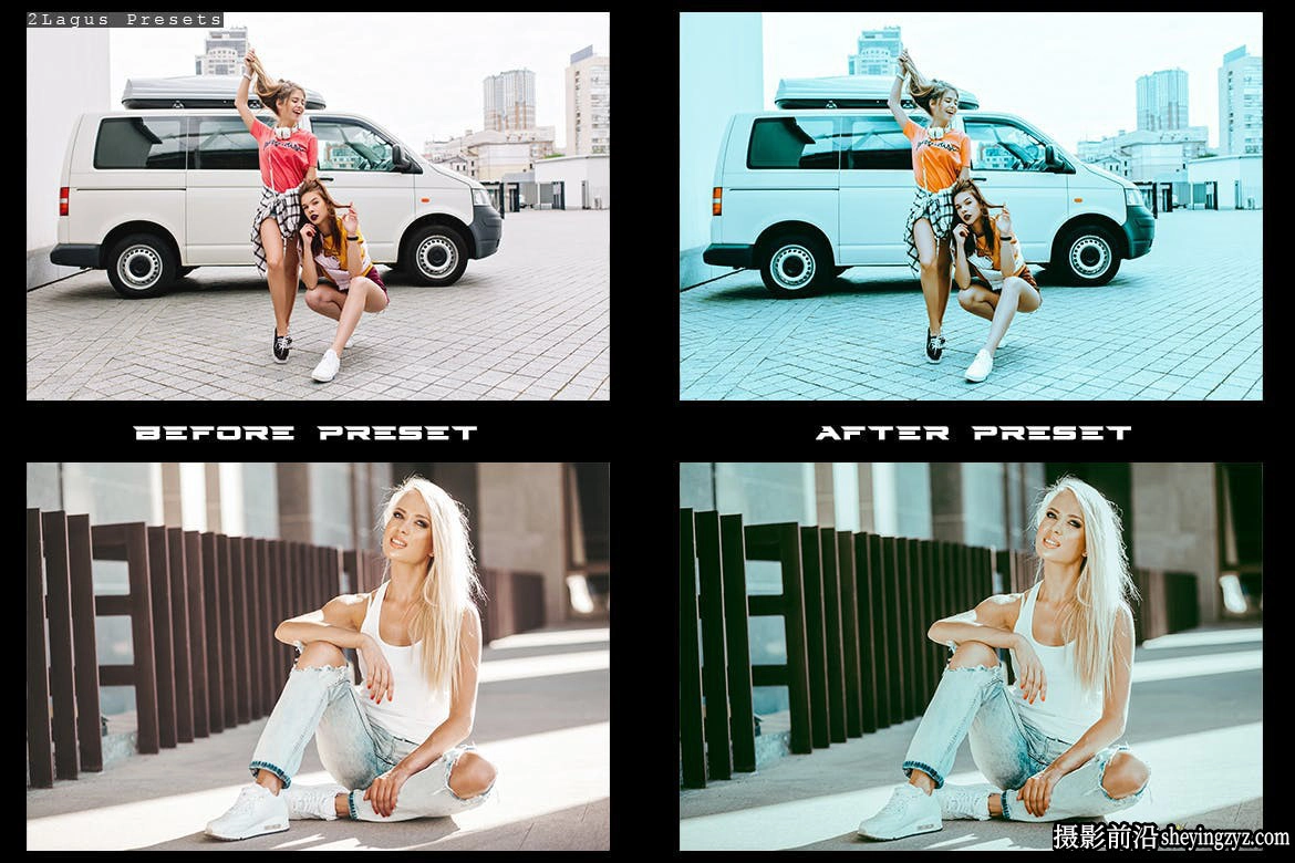 INS风格电影人像后期调色lr预设 Insta Styles 4 Lightroom Presets