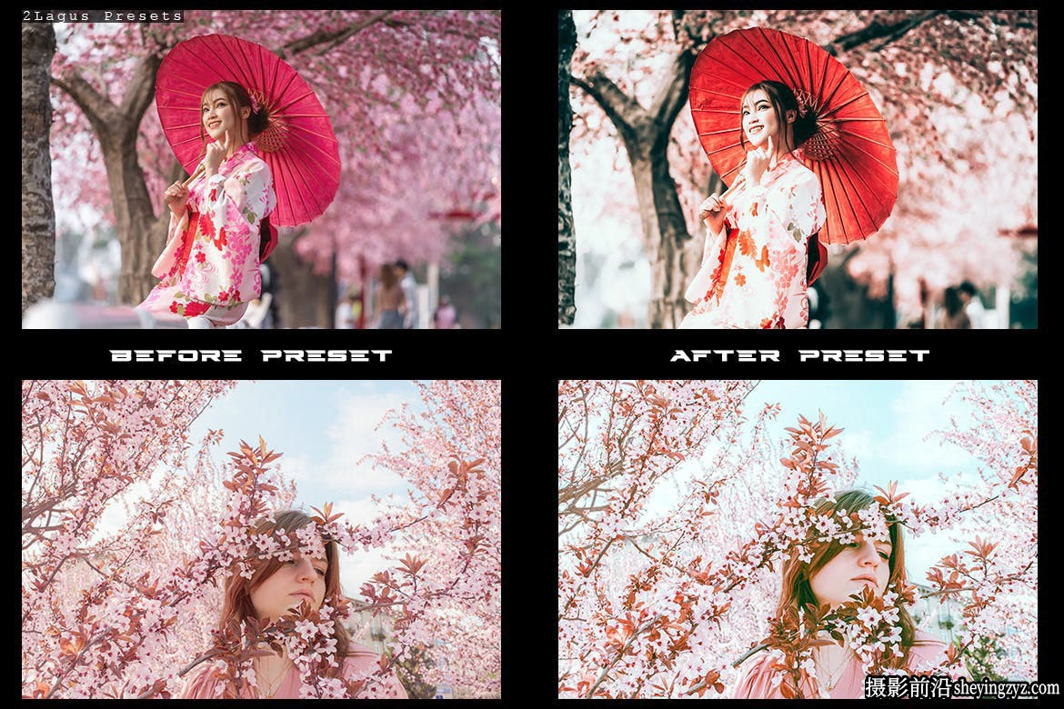 日系电影人像风格调色Lightroom预设Japan Styles 4 Lightroom Presets
