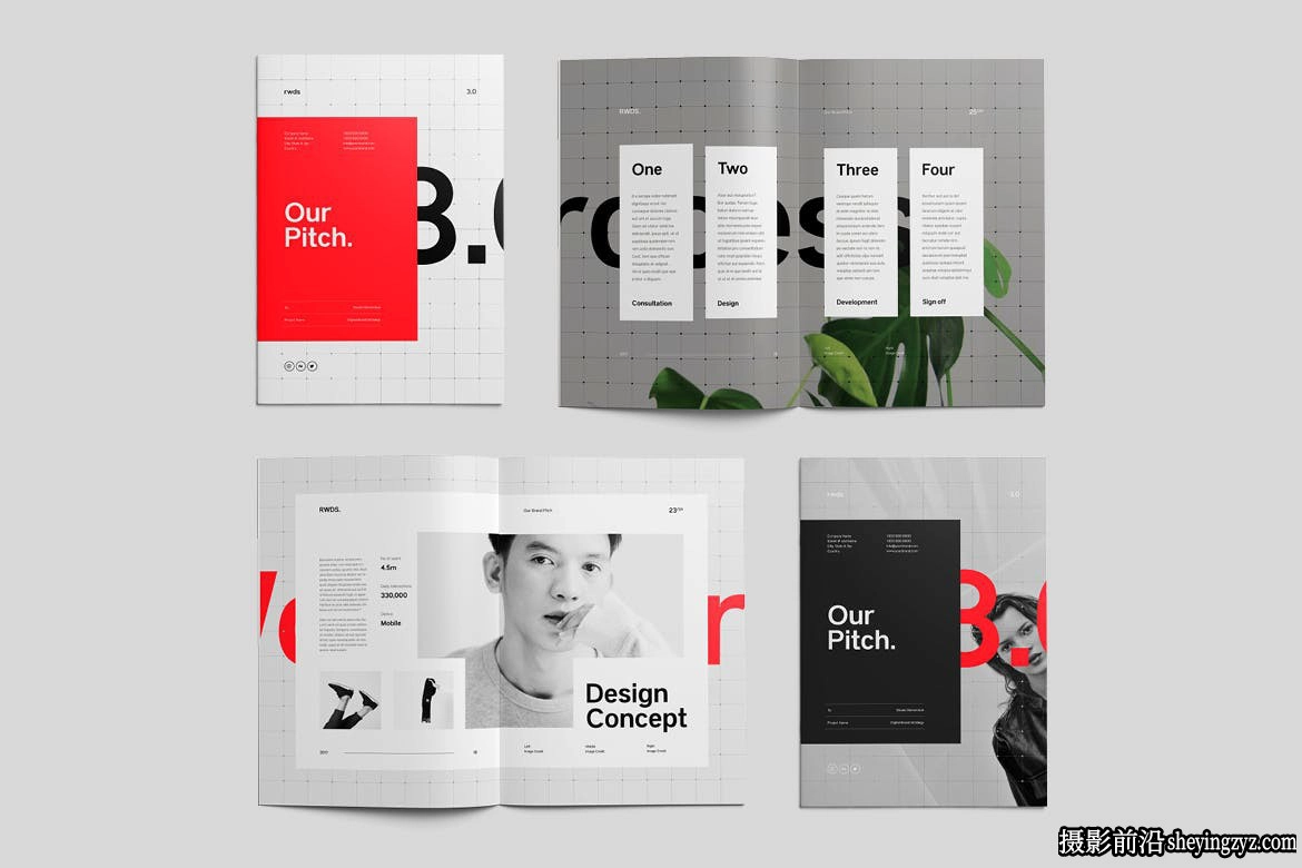 时尚杂志InDesign模板