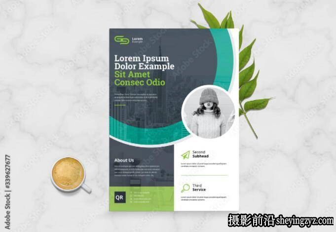 商务传单布局InDesign模板
