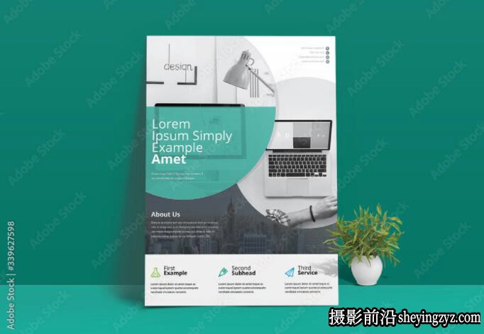 创意传单InDesign模板