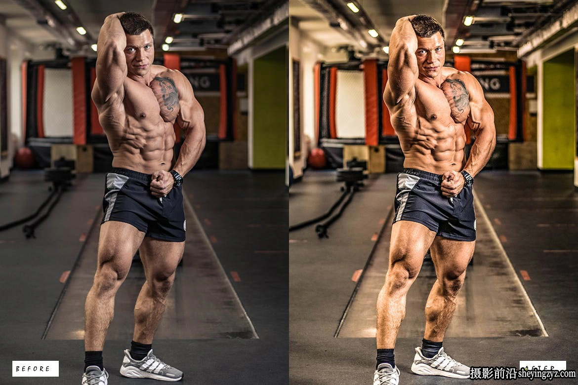 免费15种健身运动人像调色LR预设 Sports HDR Lightroom Presets