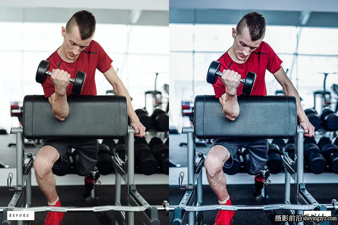 免费15种健身运动人像调色LR预设 Sports HDR Lightroom Presets