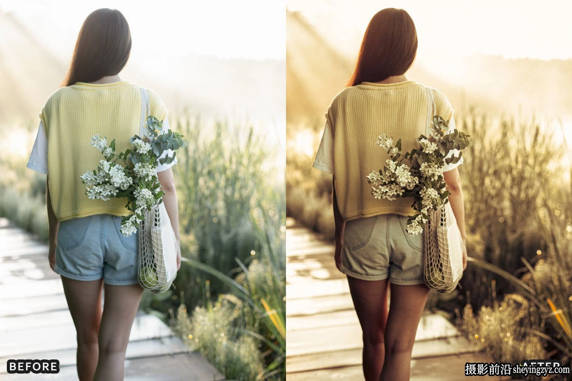 免费波西米亚风格暖色调人像LR预设 Bohemian Look Instagram Presets