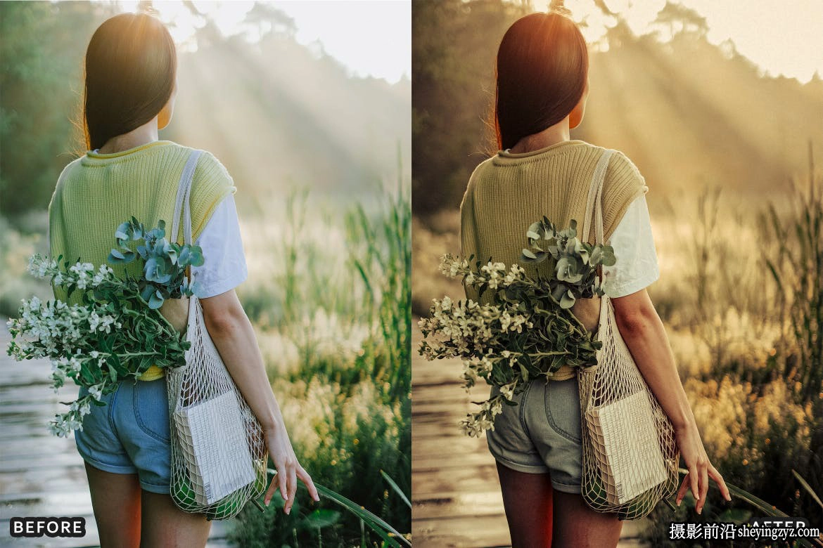 免费波西米亚风格暖色调人像LR预设 Bohemian Look Instagram Presets