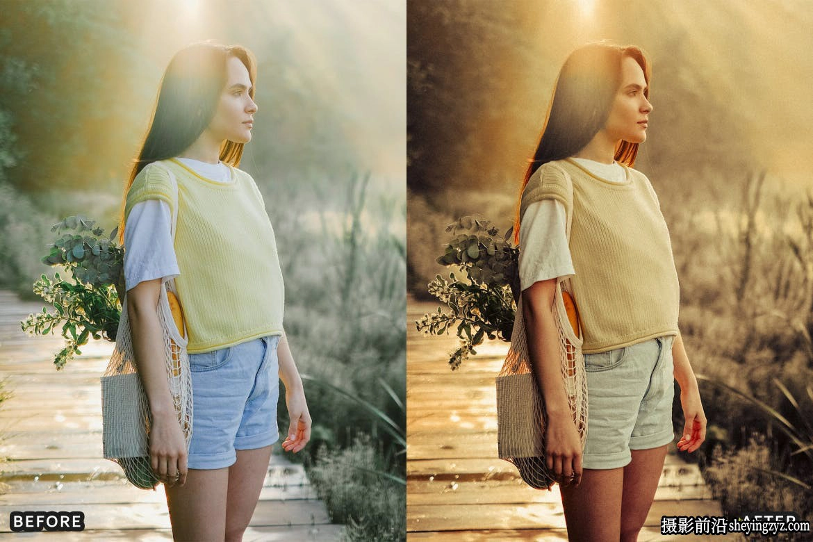 免费波西米亚风格暖色调人像LR预设 Bohemian Look Instagram Presets