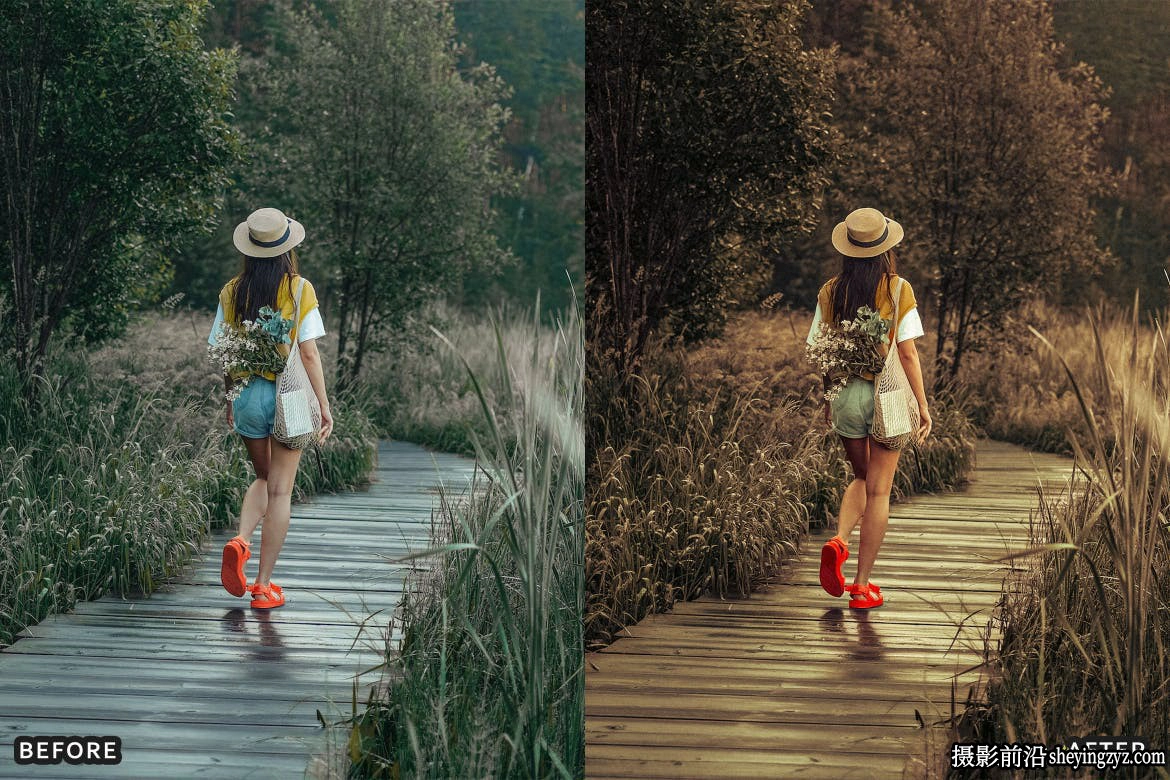 免费波西米亚风格暖色调人像LR预设 Bohemian Look Instagram Presets