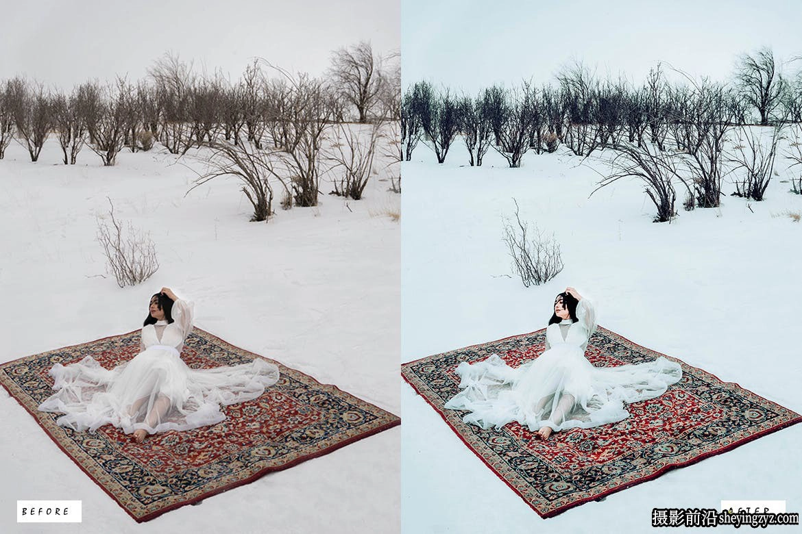免费12种冬季电影婚礼人像调色Lr预设 Winter Wedding Lightroom