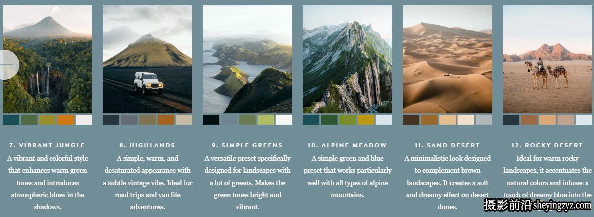 最佳电影风光AI自适应LR预设 Long Explorer–Master Presets