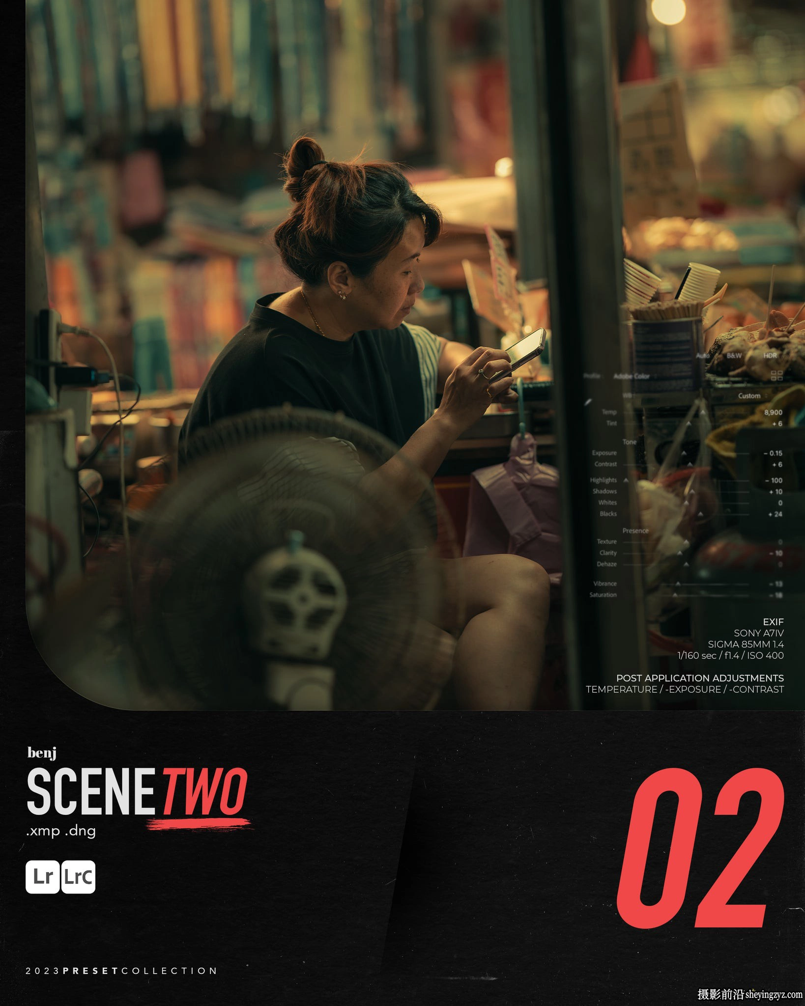 摄影师 Benj Villena 最佳8套街头摄影电影场景lr预设–SCENES Preset