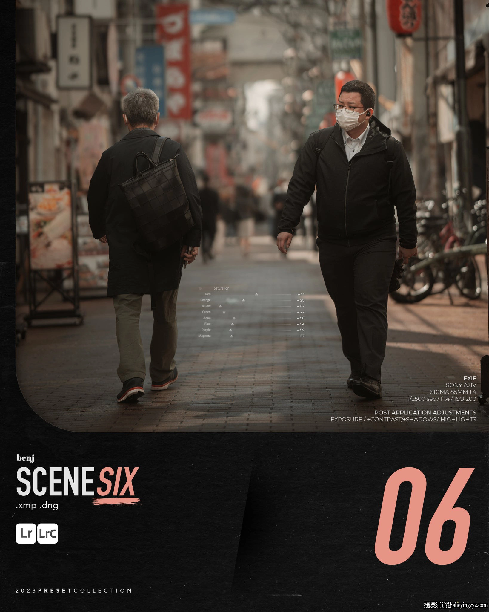 摄影师 Benj Villena 最佳8套街头摄影电影场景lr预设–SCENES Preset