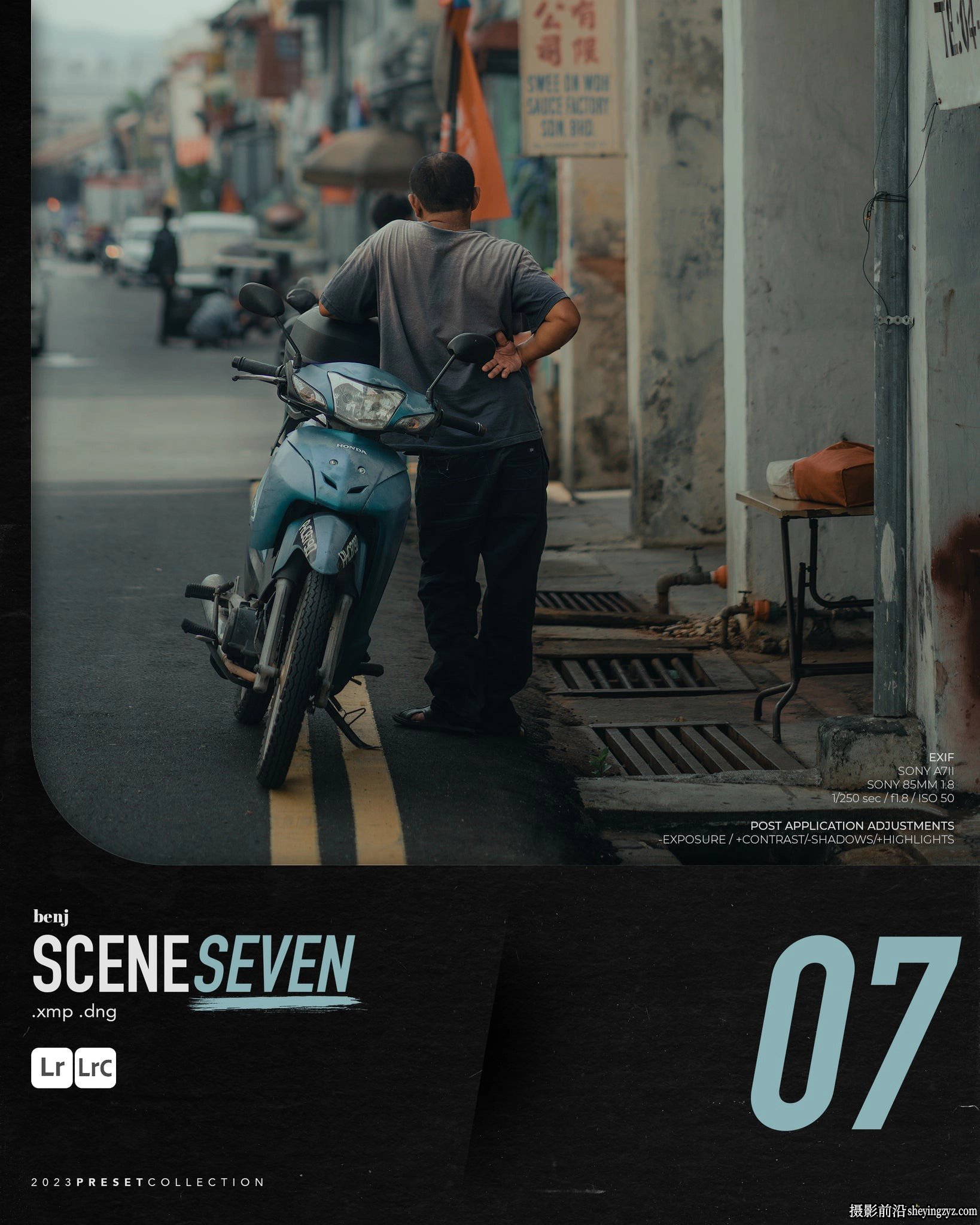 摄影师 Benj Villena 最佳8套街头摄影电影场景lr预设–SCENES Preset