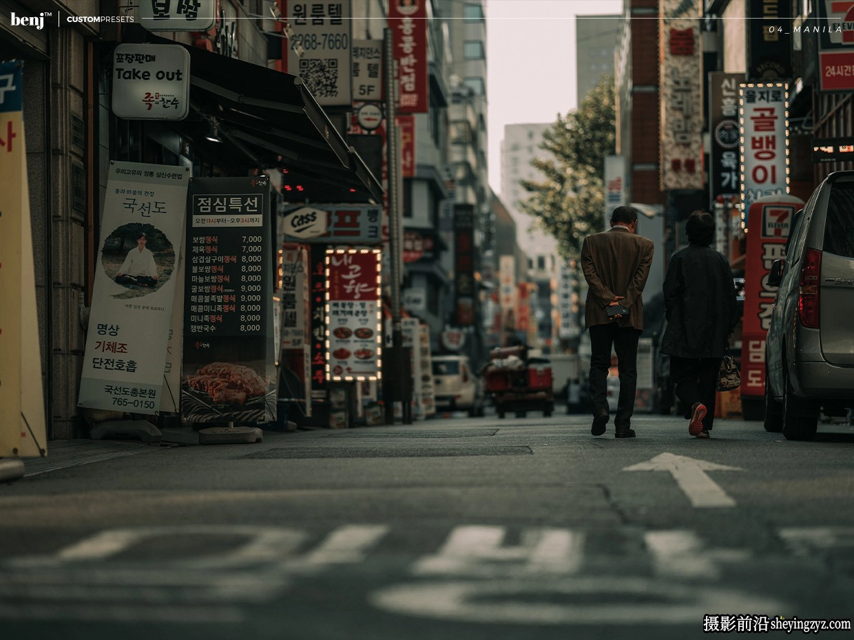 摄影师Benj Villena街头摄影电影自定义LR预设 Custom Presets