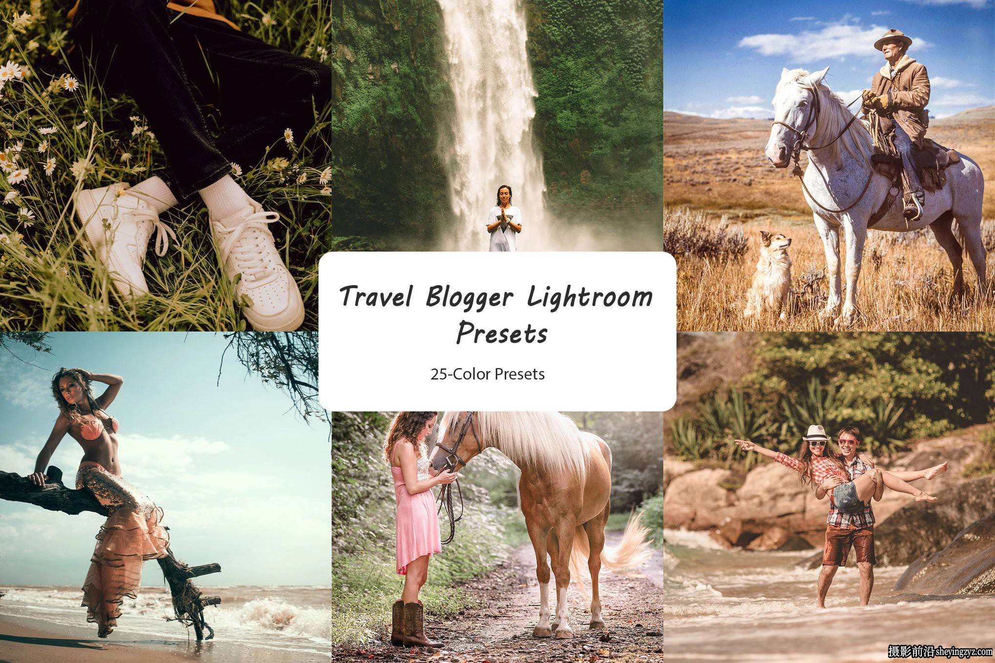 25种旅行博主人文风光lr预设/PS预设 Blogger Lightroom Presets